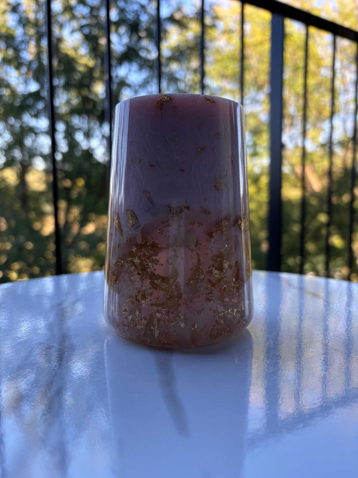 Gold and Pink Holder