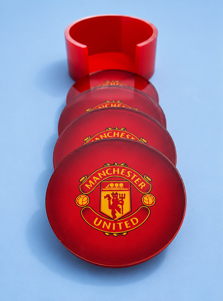 Sports-Themed Father's Day Coaster Set