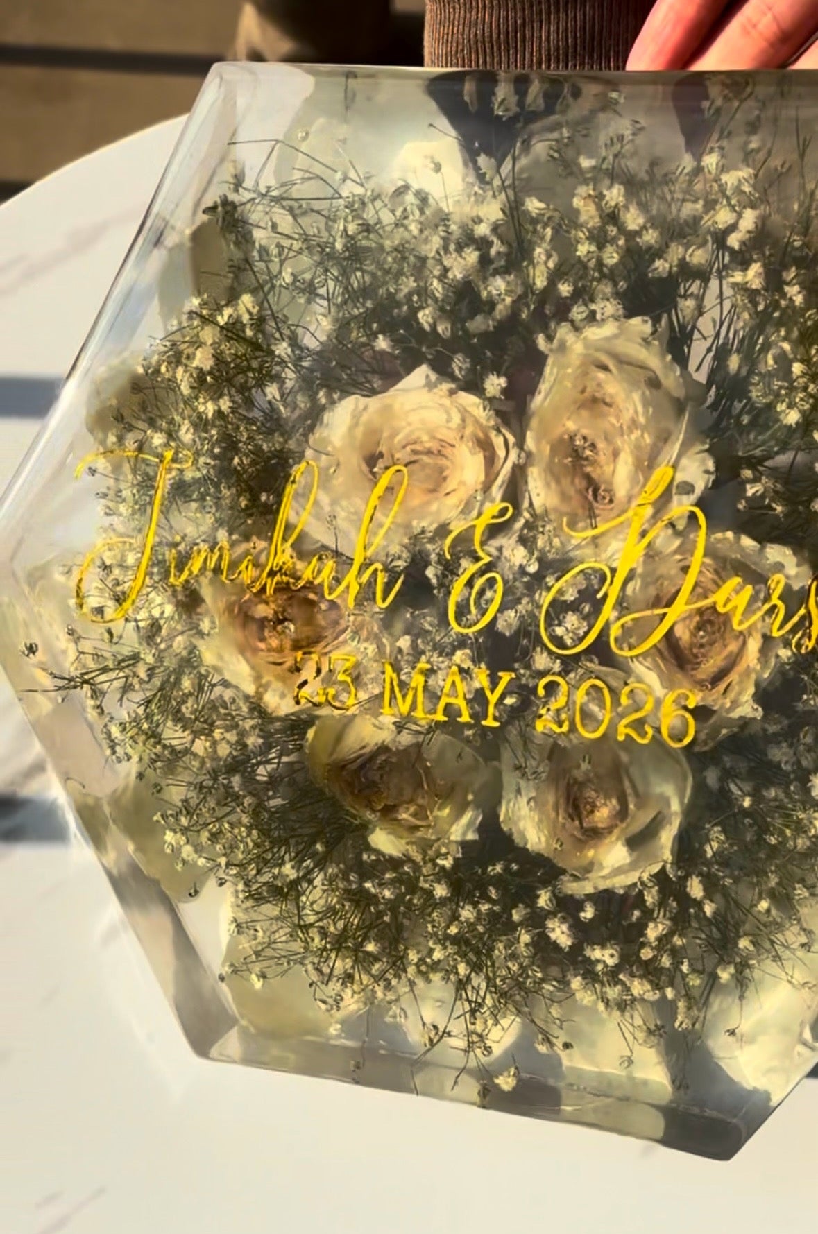 Hexagon Flower Display