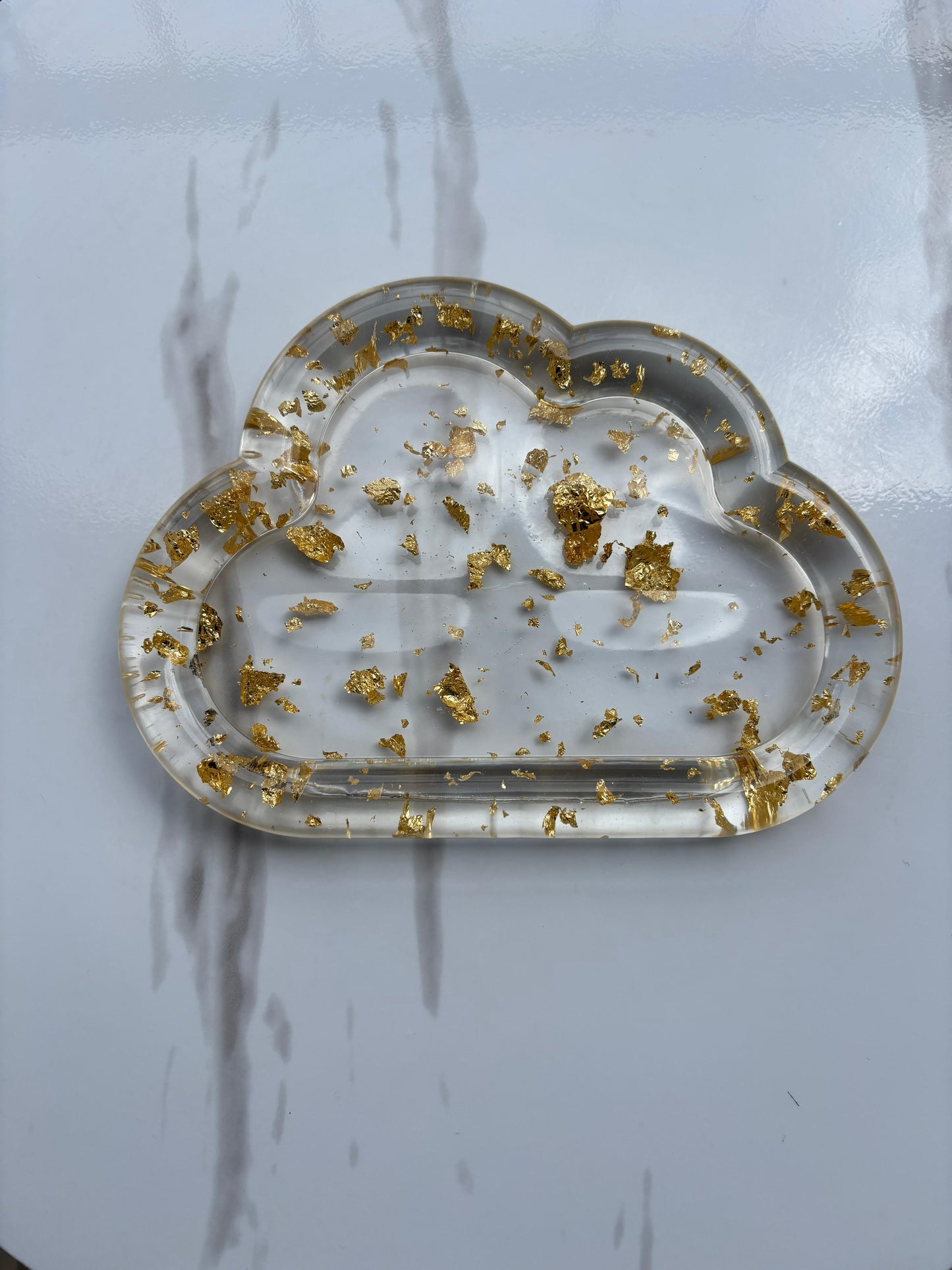 Gold Cloud Tray