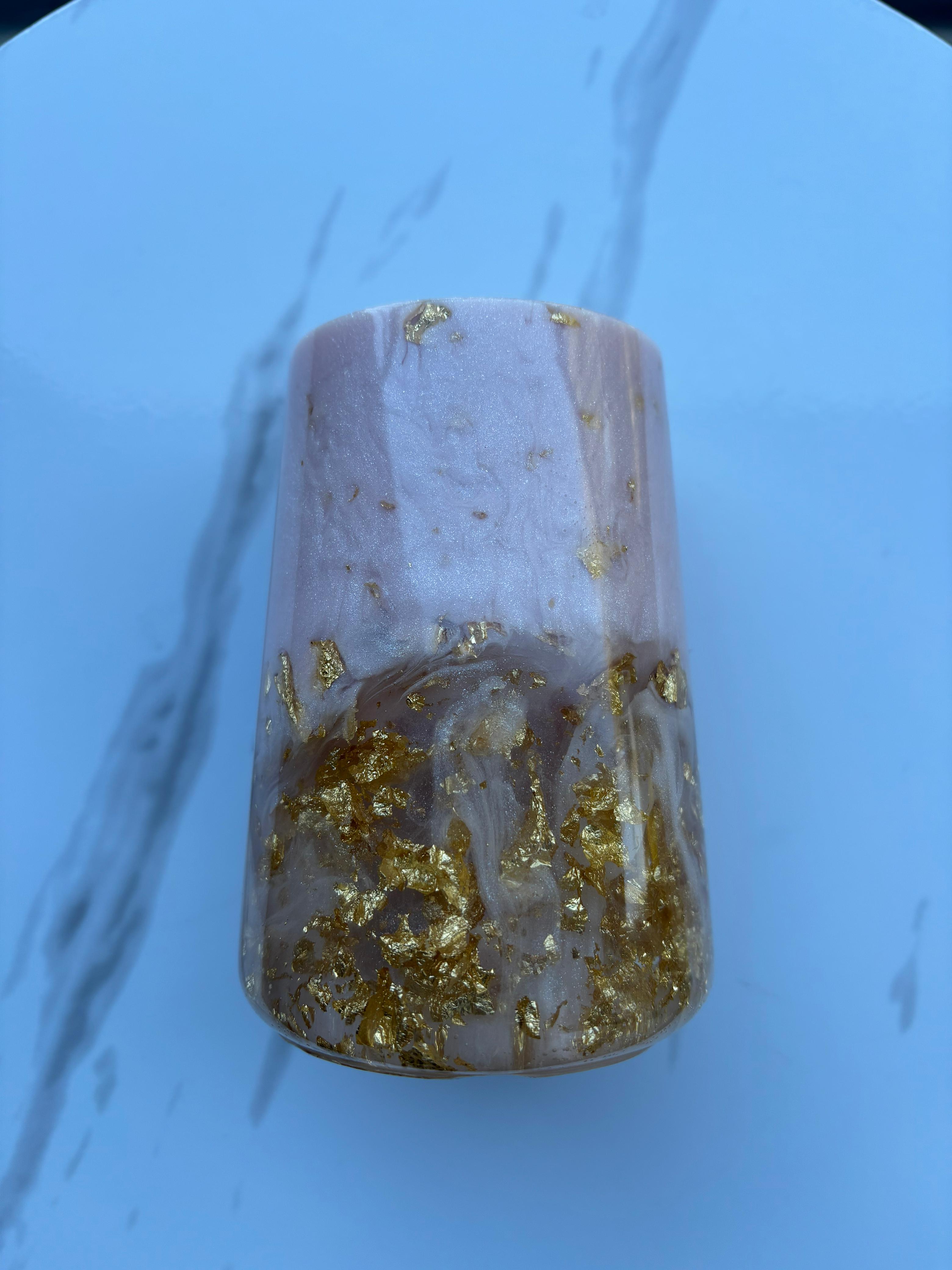 Gold and Pink Holder